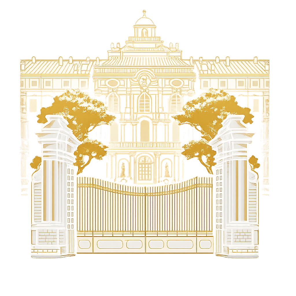 Ornamental wedding illustration