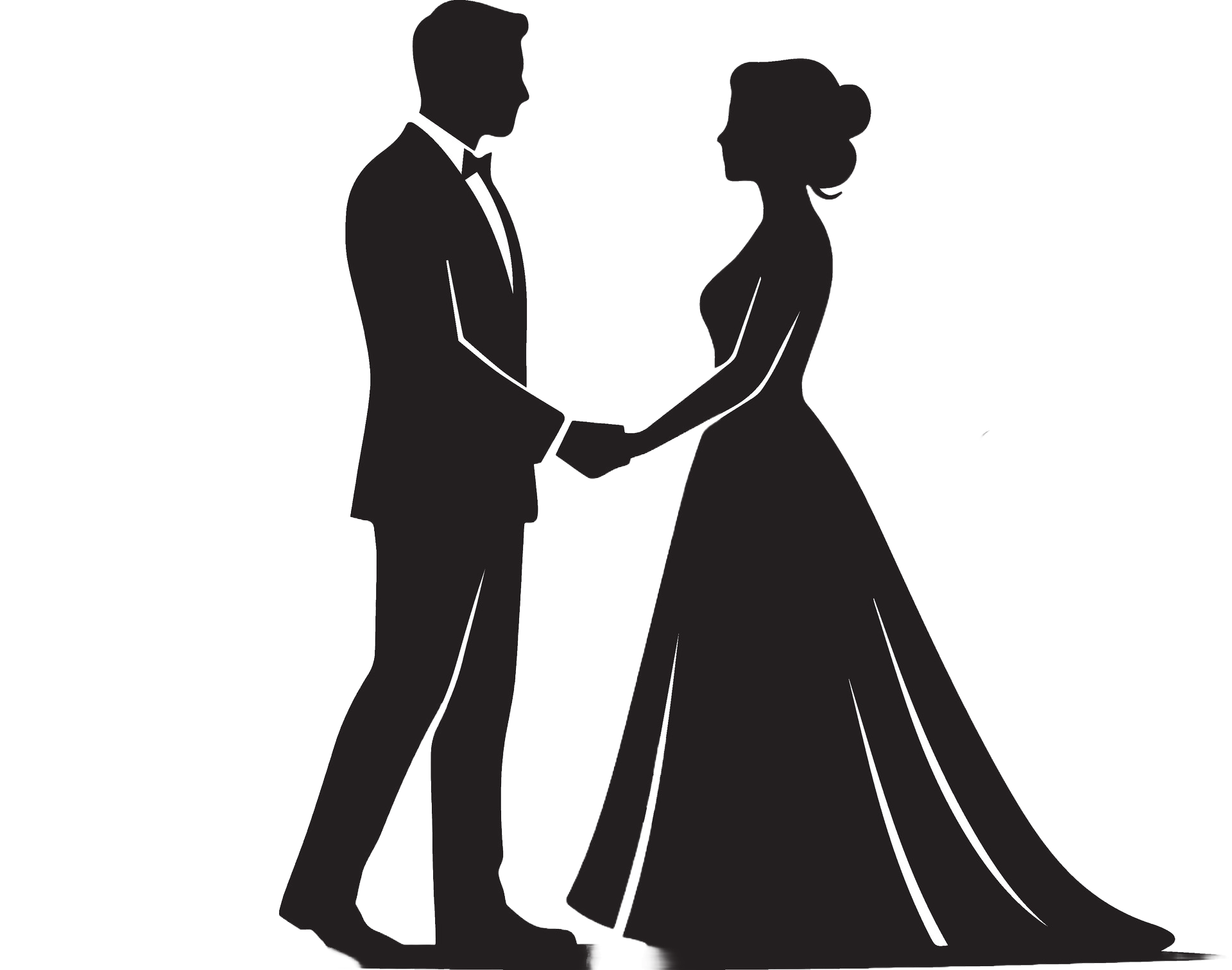 Ornamental wedding illustration